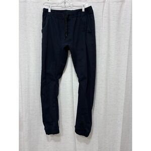 Southpole Flex The Movement Mens Navy Blue Twill Jogger Pants Size Large Pull On